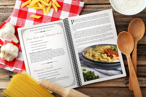 Color cookbook printing