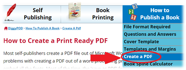 how to create a PDF