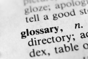 what is a glossary