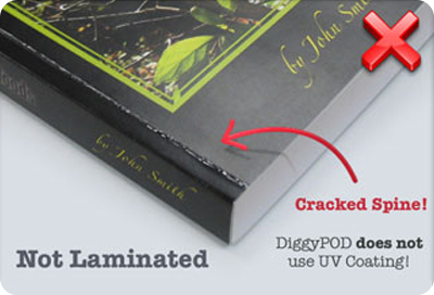 non-laminated unlaminated cover